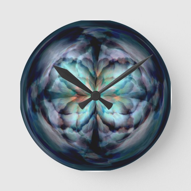 Relógio Redondo Tempest II (Azul) (Frente)