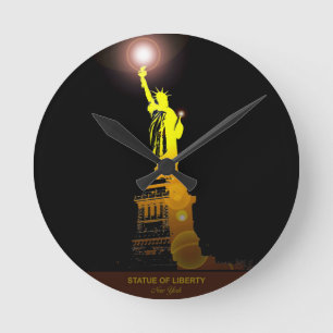 Relógio Redondo Tempo para a Liberdade: A Estátua da Muralha da Li
