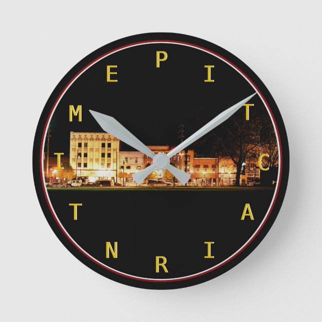 Relógio Redondo Tempo Pitcairn (Frente)