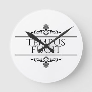 Relógio Redondo Tempus Fugit