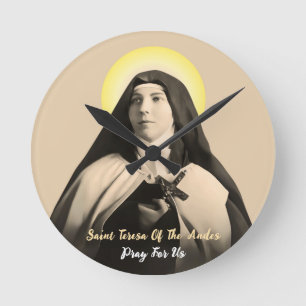 Relógio Redondo TERESA santo DOS ANDES