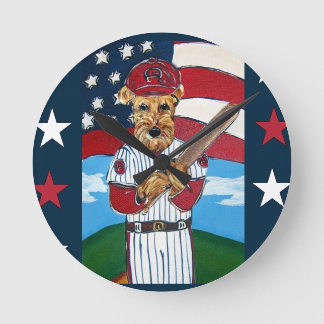 RELÓGIO REDONDO TERREIRO DE AIREDALE (Frente)