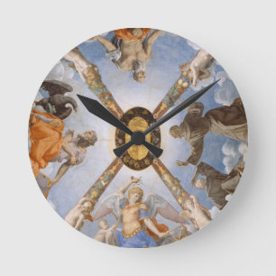 Relógio Redondo Teto da Capela de Arte Italiana do Bronzino