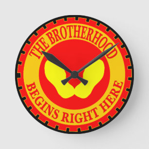 Relógio Redondo The Brotherhood Begins Right Here