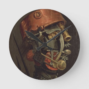 Relógio Redondo The Cook (oil on panel)