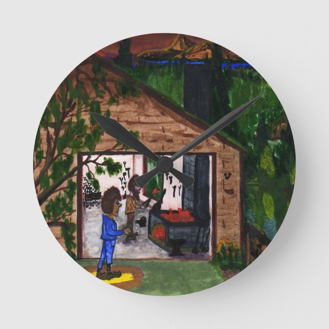 Relógio Redondo The Garage (Frente)