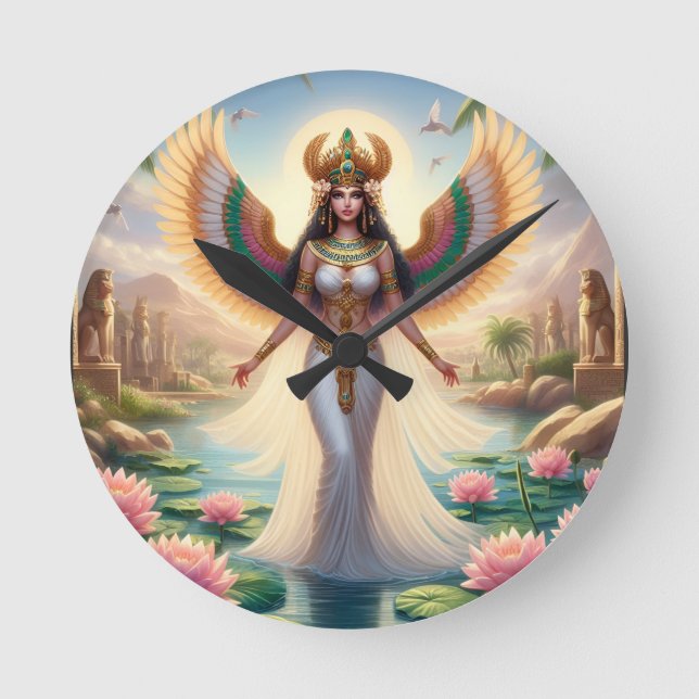 Relógio Redondo The Goddess Isis is All Things to All Men (Frente)