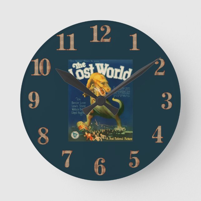 Relógio Redondo The Lost World Wall Clock (Frente)