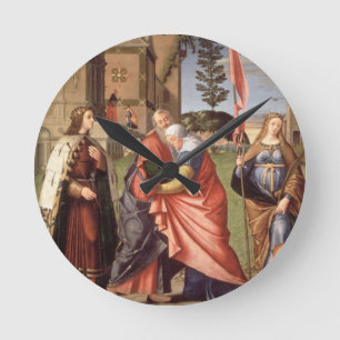 Relógio Redondo The Meeting at the Golden Gate with Saints, 1515 (