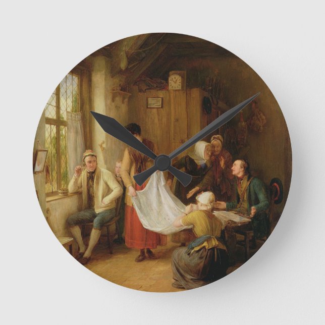 Relógio Redondo The Pedlar, 1814 (oil on panel) (Frente)