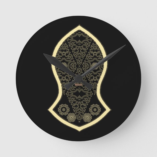 Relógio Redondo The Sandal Of The Prophet (Golden) (Frente)