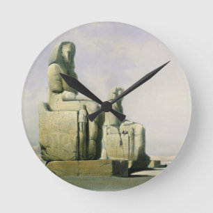 Relógio Redondo Thebes, December 4th 1838, detail of the colossi o