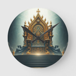 Relógio Redondo „Thron der Götter – Sitz der himmlischen Macht“