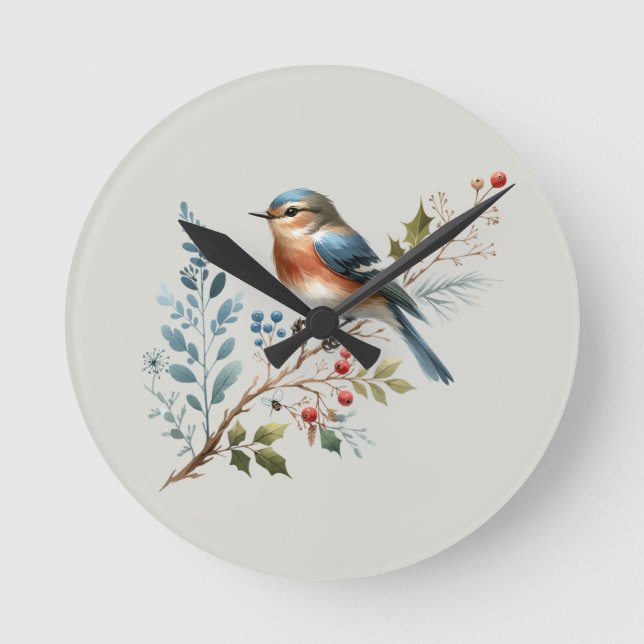 Relógio Redondo Timeless Tweet (Frente)