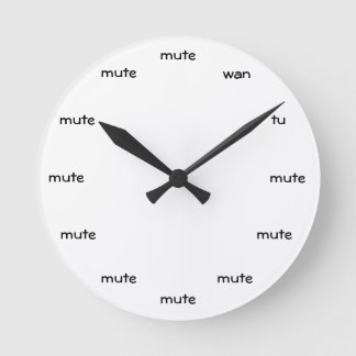 Relógio Redondo toki pona clock (white)