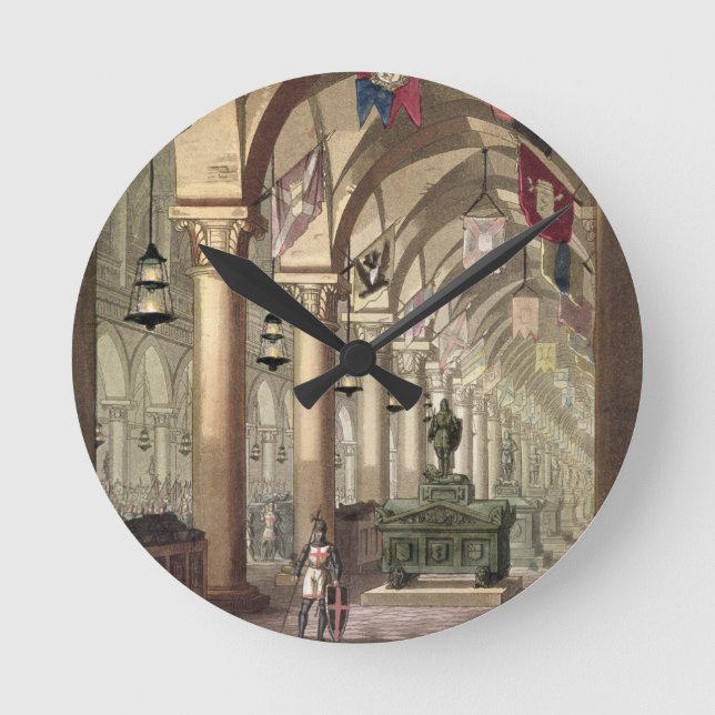 Relógio Redondo Tombos dos Cavaleiros Templários, c.1820-39 (aquat (Frente)