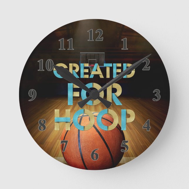 Relógio Redondo TOP Criado para Hoop (Frente)