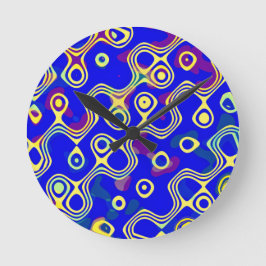 Relógio Redondo Toque de amarelo