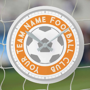 Relógio Redondo Torcendor de Futebol ou Adepto de Futebol