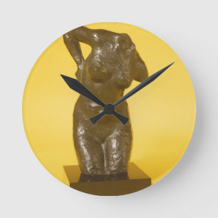 Relógio Redondo Torso (bronze)