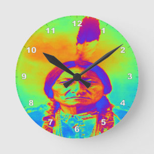 Relógio Redondo Touro Sentado