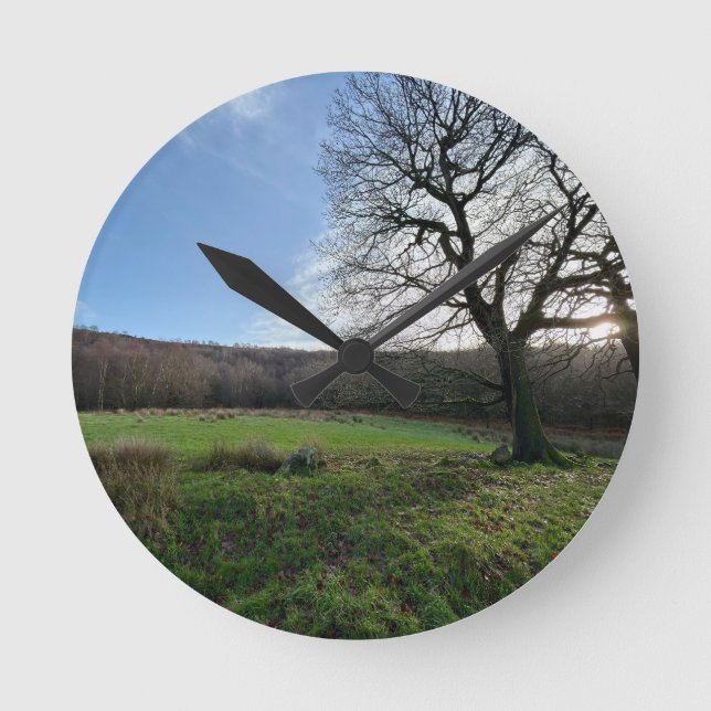 Relógio Redondo Tree view.. (Frente)