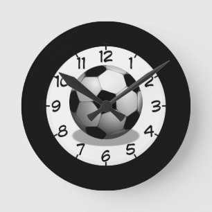 Relógio Redondo Treinador de Equipe de Jogo Esporte Bola Diversão