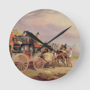 Relógio Redondo Treinadores de correio na estrada: O "mercúrio"