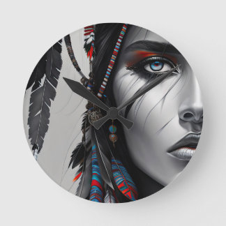 Relógio Redondo Tribal Warrior