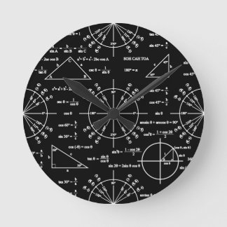 Relógio Redondo Trig & Triangs