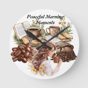 Relógio Redondo Triptych