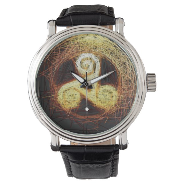 Relógio Redondo Triscele, Triske (Frente)