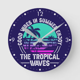 Relógio Redondo Tropical Summer Vibes-82646