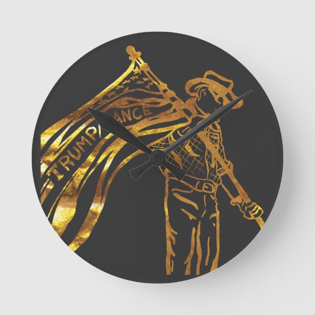 RELÓGIO REDONDO TRUMP 2024 (Frente)