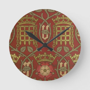 Relógio Redondo "Tudor aumentou", papel de parede da reprodução