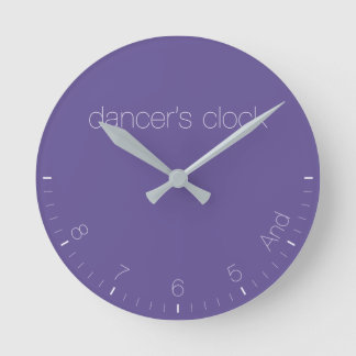 Relógio Redondo Ultra Violet 2018 pantone Dancer's Clock