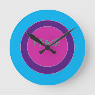 Relógio Redondo Um emblema de paz
