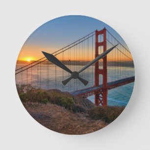 Relógio Redondo Um nascer do sol absolutamente impressionante