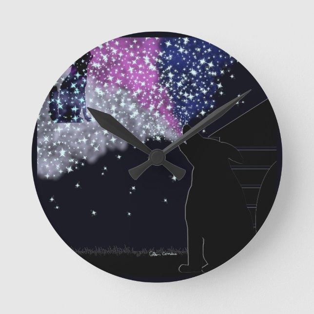 Relógio Redondo Uma noite de verão com Sirius (Frente)