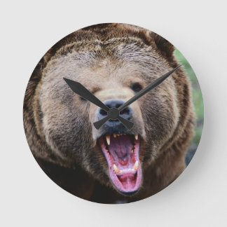 Relógio Redondo Urso de urso rujir