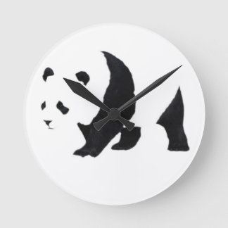 Relógio Redondo Urso panda grande