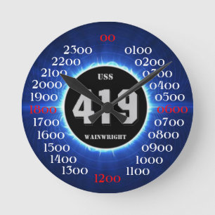 Relógio Redondo USS Wainwright (DD-419)