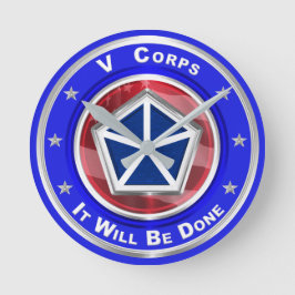 Relógio Redondo V Corps de Natal Keepsasakname