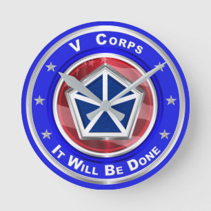 Relógio Redondo V Corps de Natal Keepsasakname