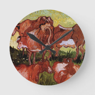 Relógio Redondo Vacas (segundo Jordaens) por Vincent van Gogh