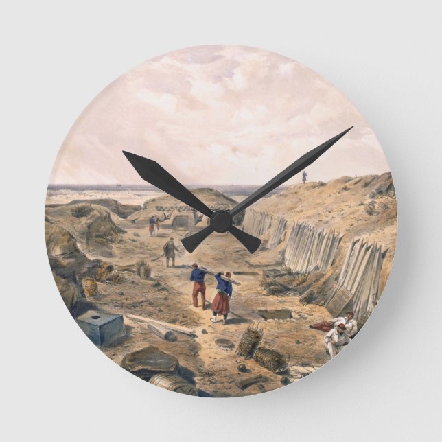 Relógio Redondo Vala do bastião du Esteira, placa 'de Seat (Frente)