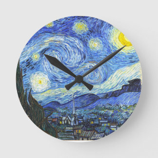 Relógio Redondo Van Gogh Starry Night