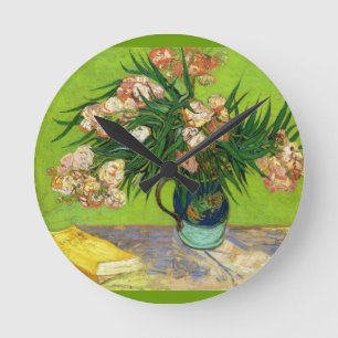 Relógio Redondo Van Gogh Vintage Pintage Flores Vinhas