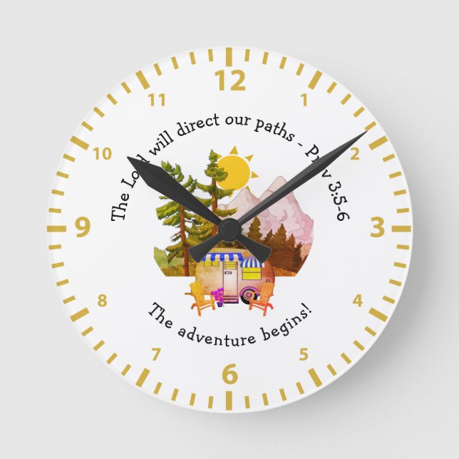 Relógio Redondo VAN LIFE ADVENTURE Christian (Frente)