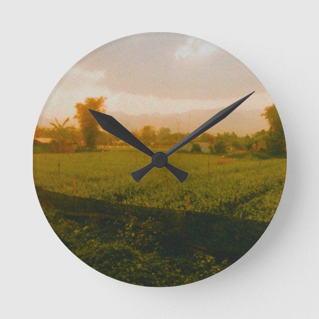 Relógio Redondo Vang Vieng - Laos  (Frente)